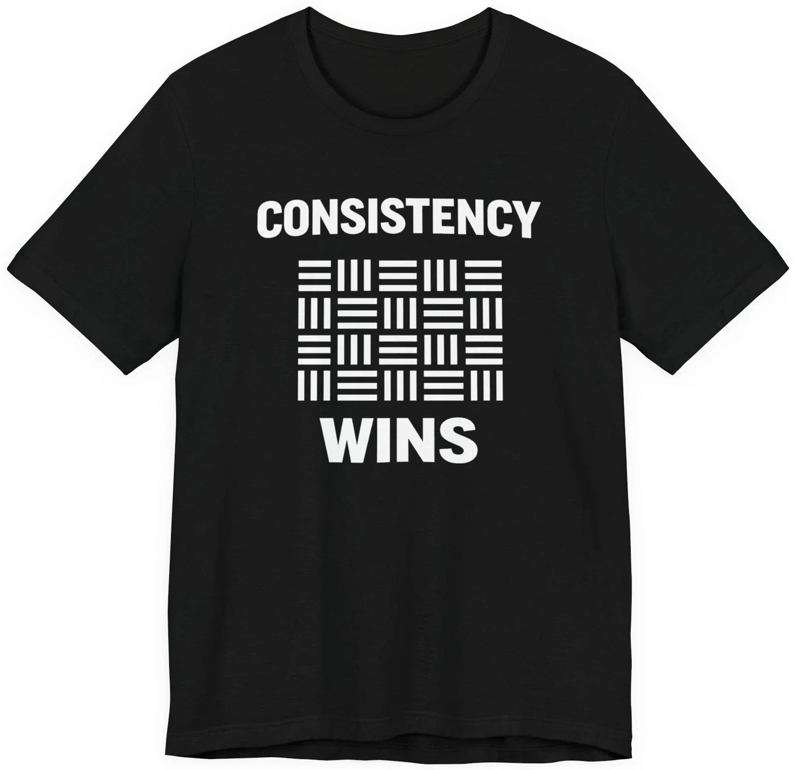 Consistency Wins – Minimalist Discipline Mindset Tee Unisex , , , Long Sleeve Tee