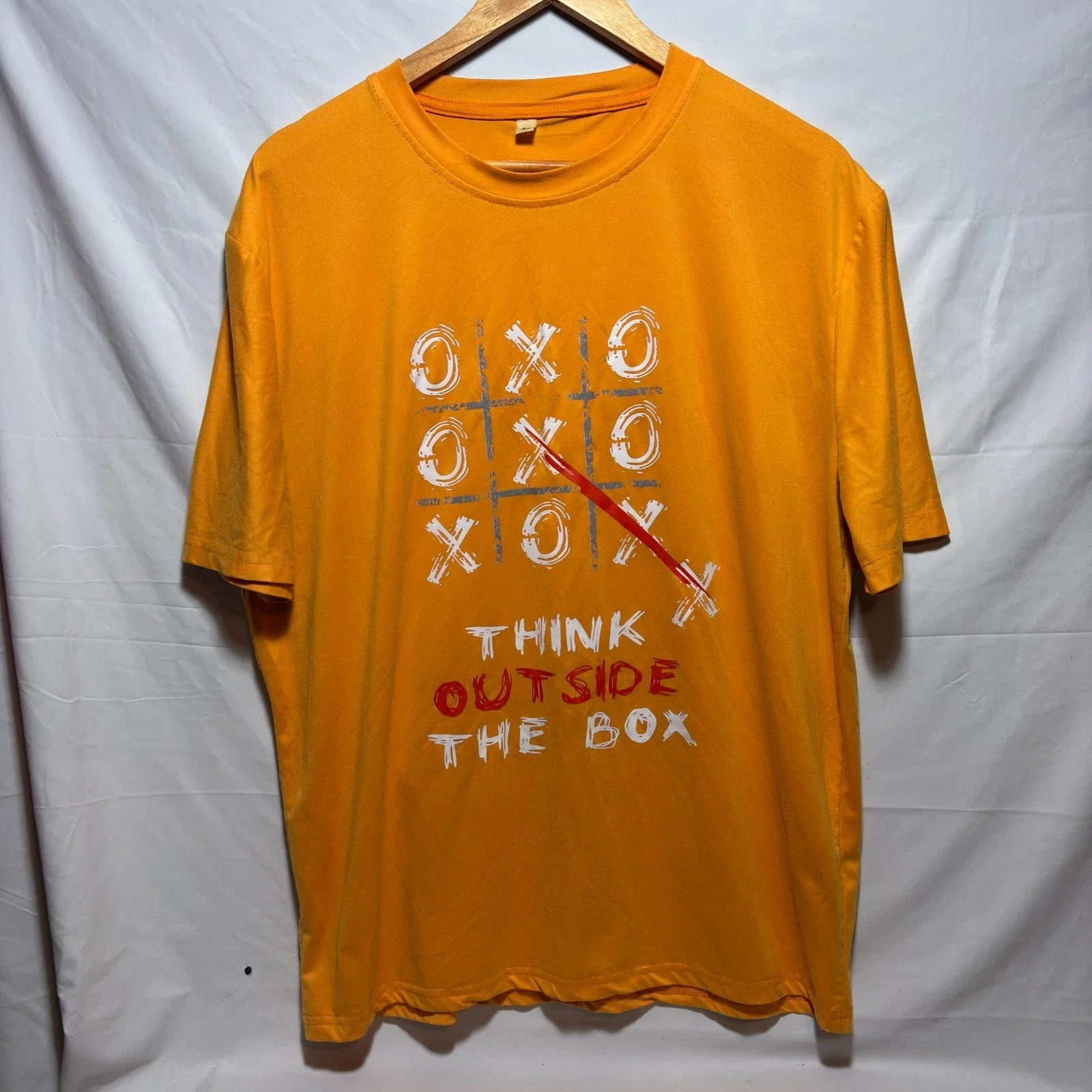 Mens "Think Outside The Box" Funny Creative Unisex , , , Long Sleeve Tee
