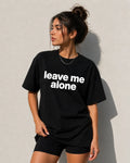 Leave Me Alone Shirt Funny Introvert Minimalist Unisex Graphic Tee Unisex , , , Long Sleeve Tee