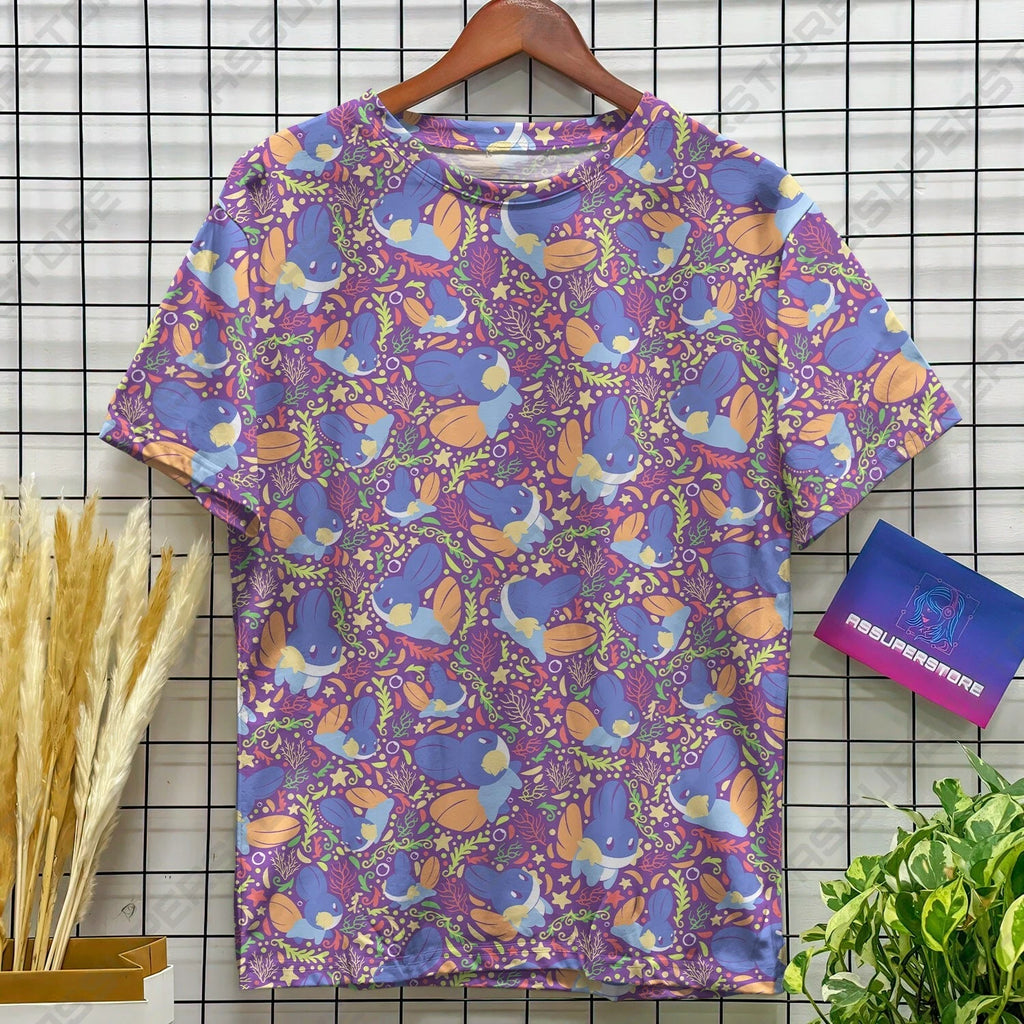 Mudkip Kawaii Design Tshirt Mudkip Funny Tshirt Mudkip Teacher Tshirt Custome Sh