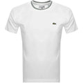 LACOSTE TIPPED CREW COLLAR WHITE SIZE (7) 2XL RRP £60 BNWT Unisex , , , Long Sleeve Tee