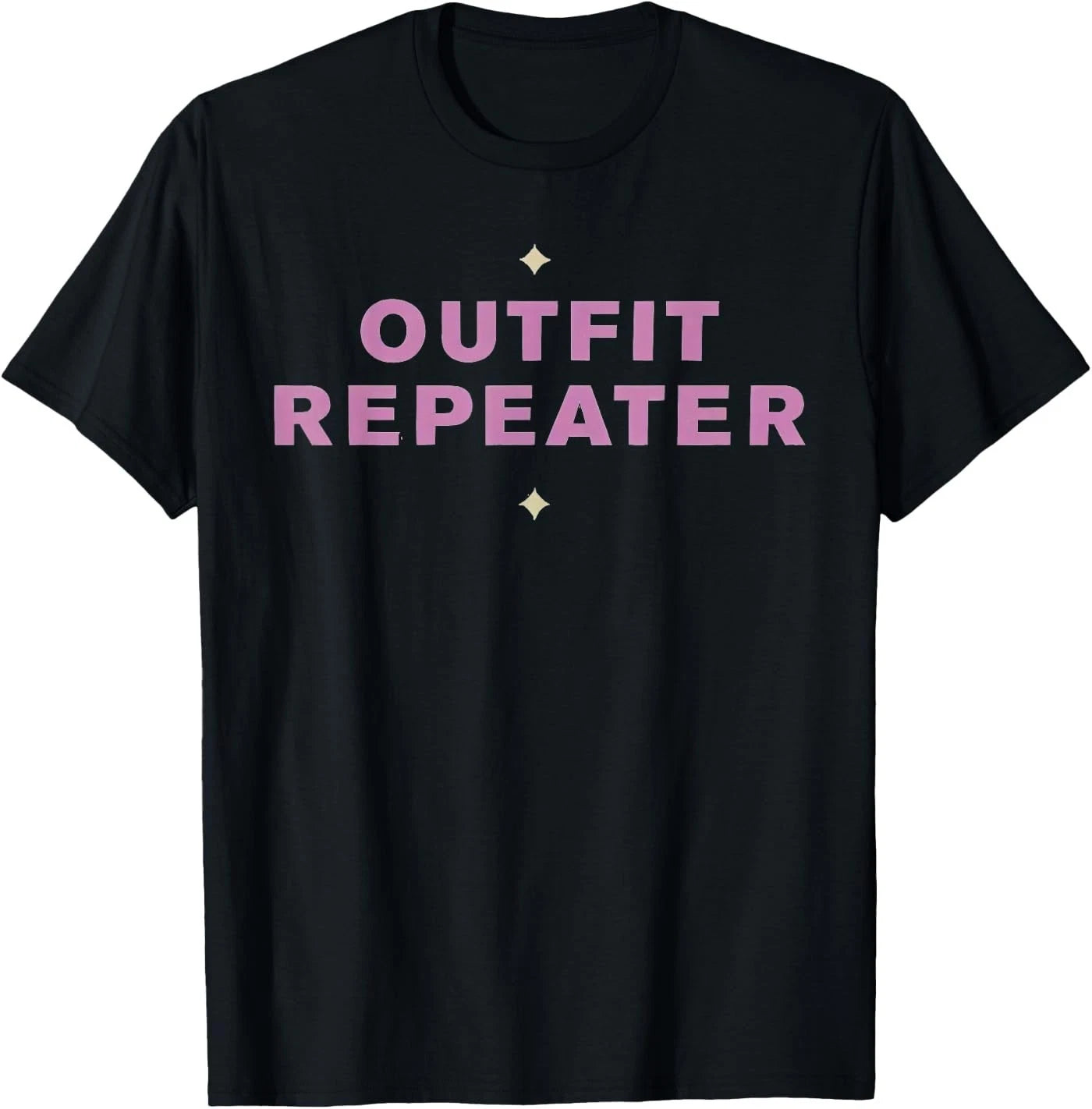 Outfit Repeater Funny Aesthetic Pink Sarcastic Saying T-Shirt