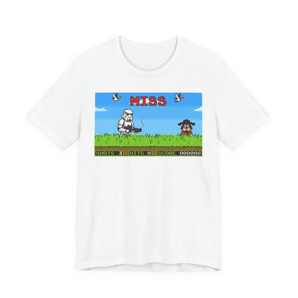 Trooper Duck Hunt Style Pixel Art Tee | MISS Arcade Screen