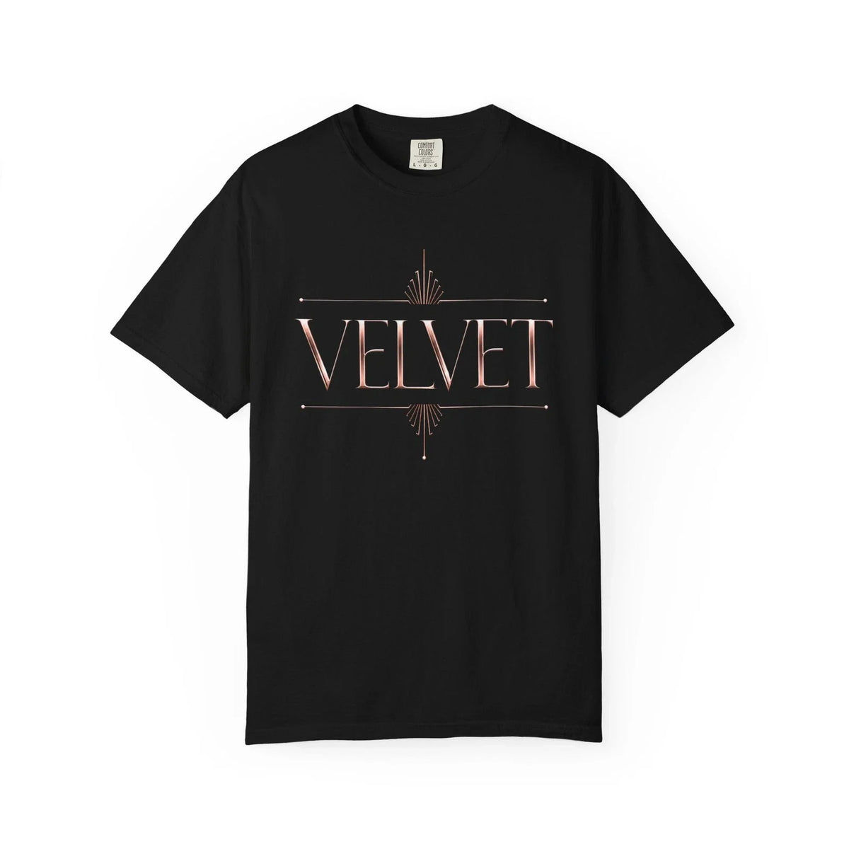 VELVET Luxury | Rose Gold Graphic Tee | Minimal Nightlife Fashion Shirt Unisex , , , Long Sleeve Tee