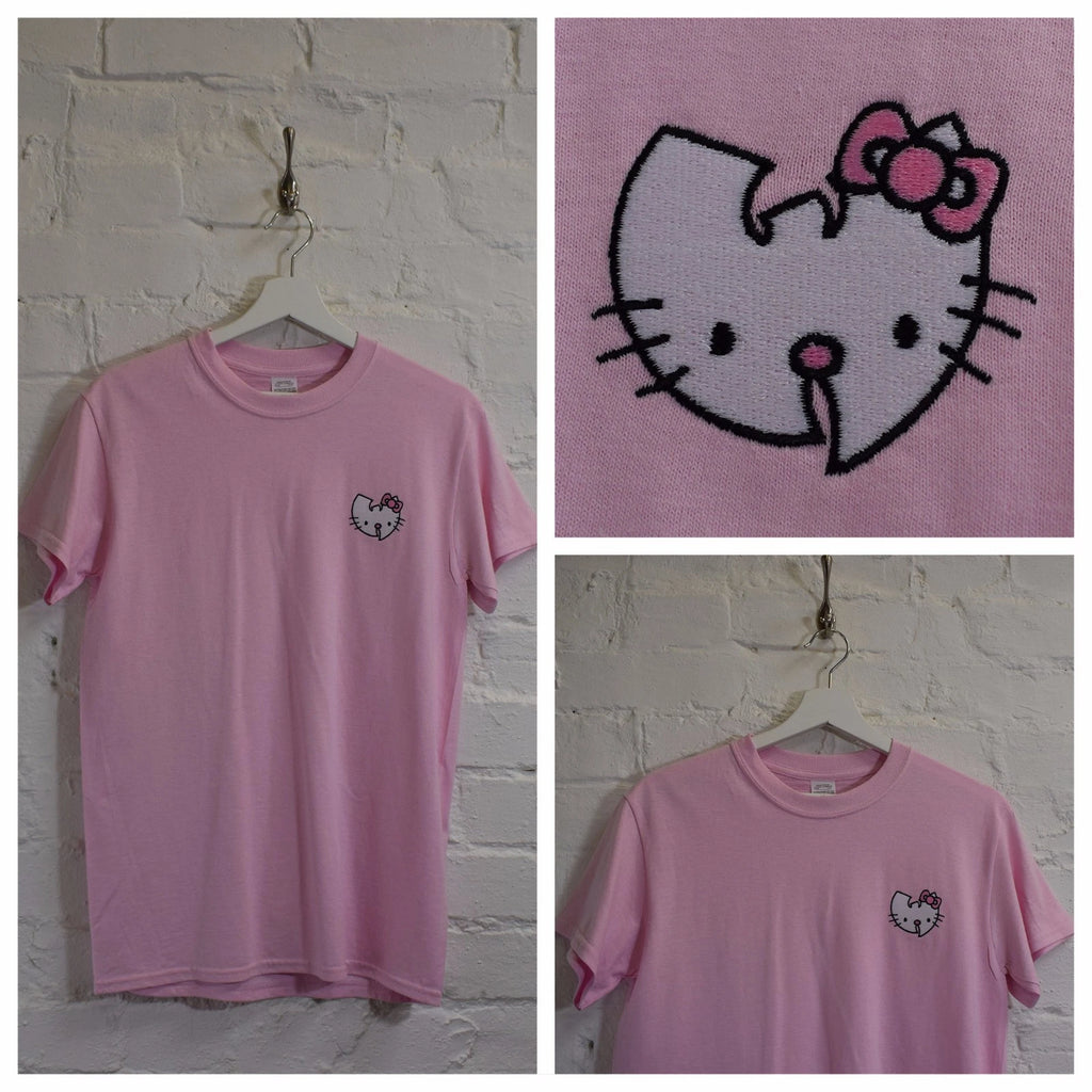 Actual Fact Wu x Kitty Wu Cartoon Pink Tee T-shirt