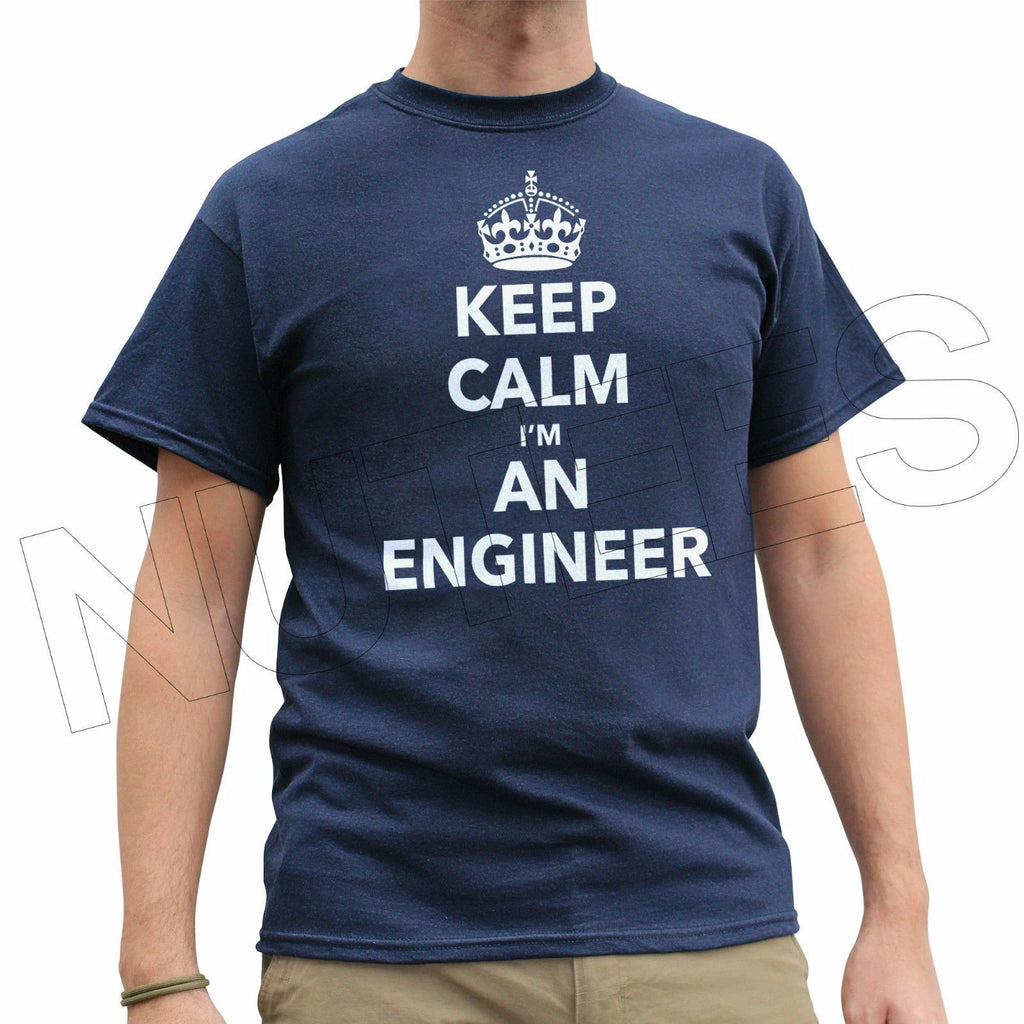 Keep Calm I'm An Engineer Funny Men's Ladies Kid's T-Shirt Vest S-XXL Sizes
