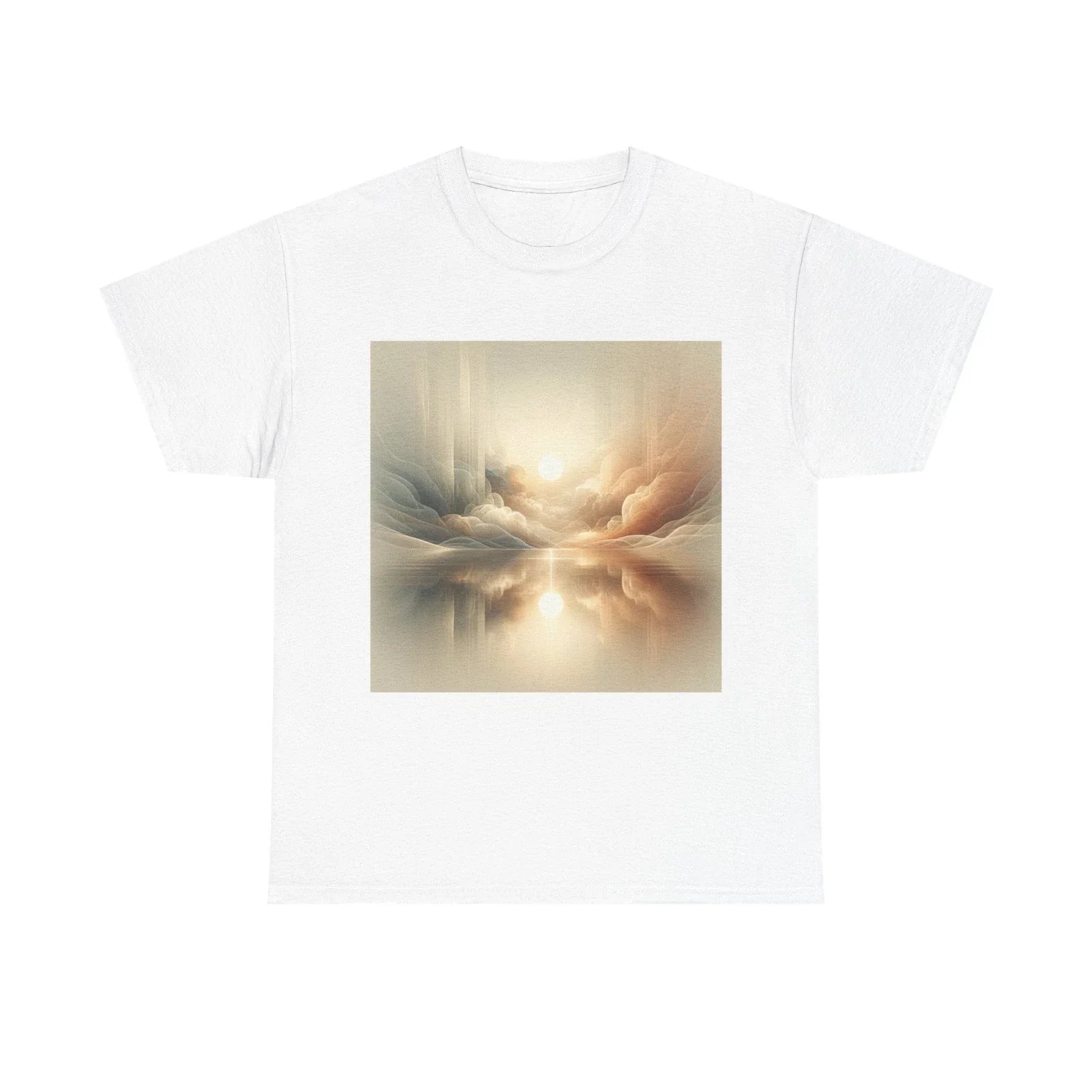 Unisex Adult T Shirt Ethereal Light Shadow Minimalist Art Unisex , , , Long Sleeve Tee