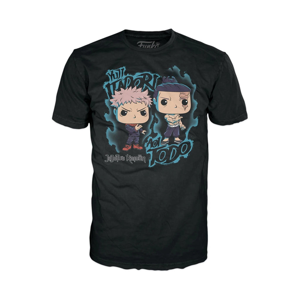 Funko Boxed Tee: JJK - Yuji & Aoi - Medium - Jujutsu Kaisen - T-Shirt - Clothes