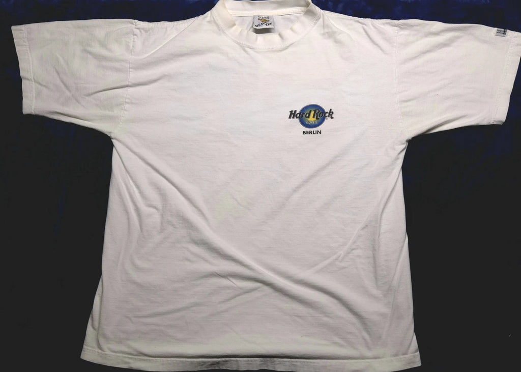 VTG Hard Rock Cafe Berlin Pop Art Graphic Tee White