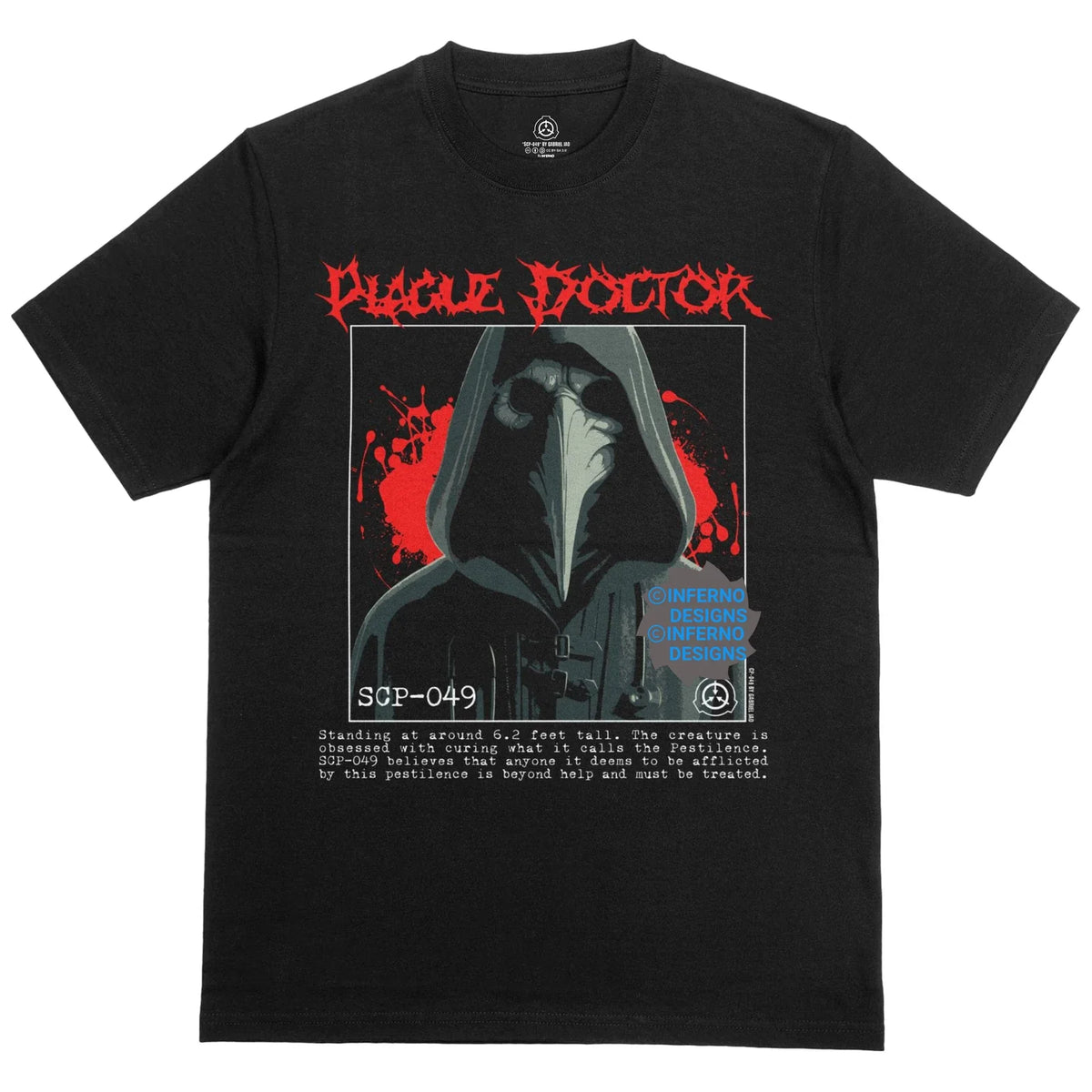 SCP Shirt, Plague Doctor, SCP Foundation, Gothic shirt, Emo Shirt, Horror Shirt Unisex , , , Long Sleeve Tee
