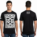ROCK REVIVAL JEANS Black FARROW Regular Fit Short Sleeve Graphic NWT Unisex , , , Long Sleeve Tee
