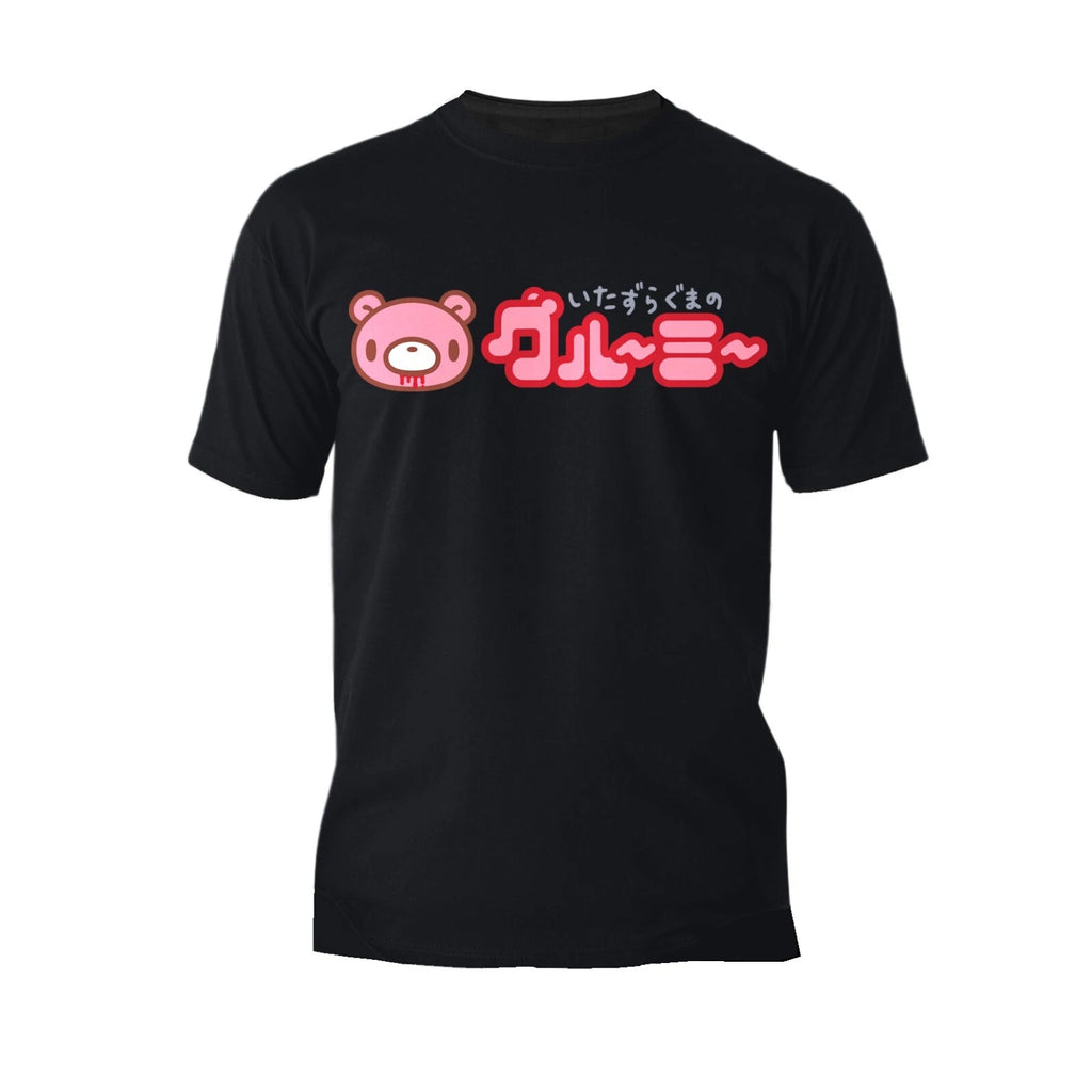 Gloomy Bear Logo Official Men's T-Shirt Kawaii Anime Graphic Tee Harajuku Style