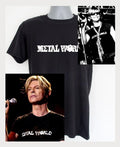 David Bowie Metal World Graphic Shirt Vintage Glam Rock Unisex Tee Top Unisex , , , Long Sleeve Tee