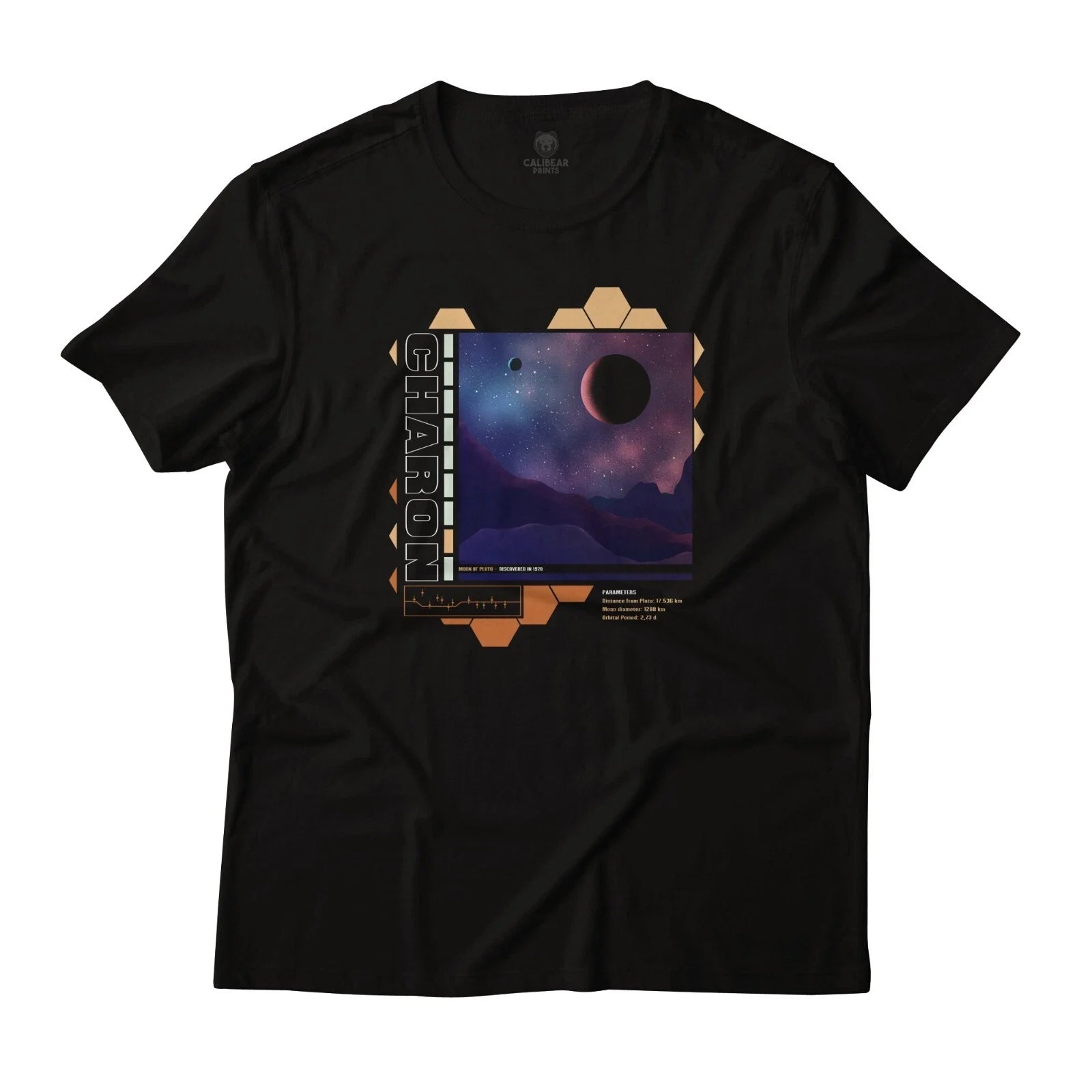 Charon Pluto Natural Satellite Art Aesthetic Graphic Lightweight Cotton Unisex , , , Long Sleeve Tee