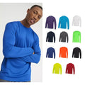 Mens Long Sleeve Polyester T Shirt Quick Dry Wicking Training Top Gym Sportn XL Unisex , , , Long Sleeve Tee