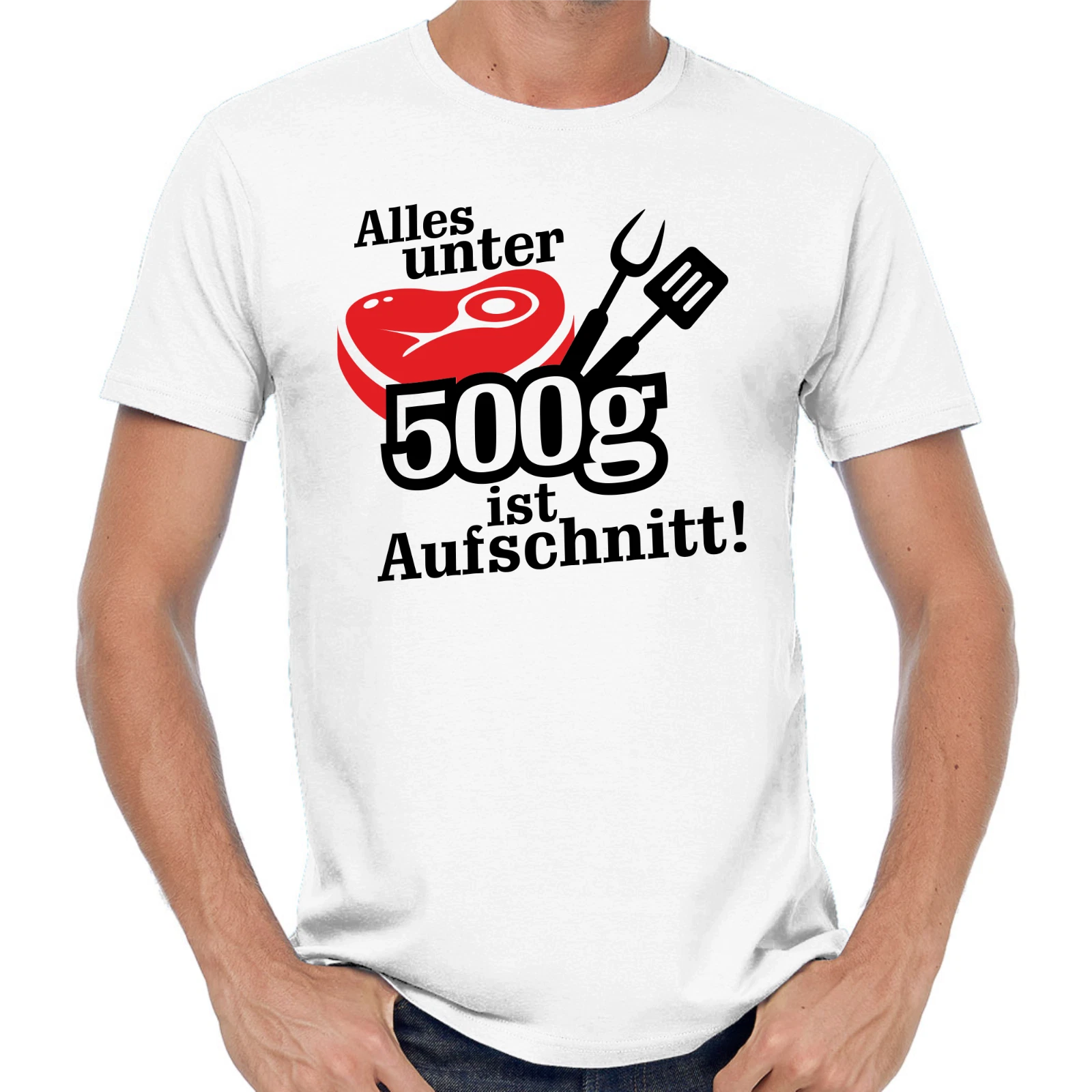 Everything under 500 grams is Cold Cuts Fun Comedy Quotes Funny BBQ Fun T-Shirt
