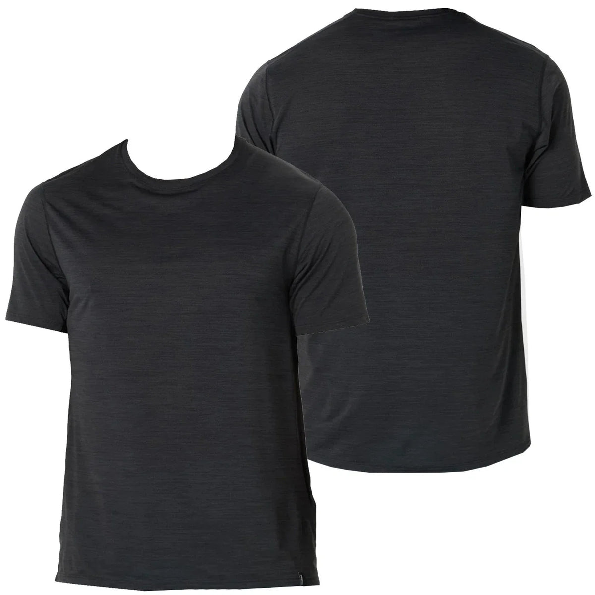 Patagonia Mens Capilene Cool Ultra S/S - Black - Forge Grey X-Dye Unisex , , , Long Sleeve Tee