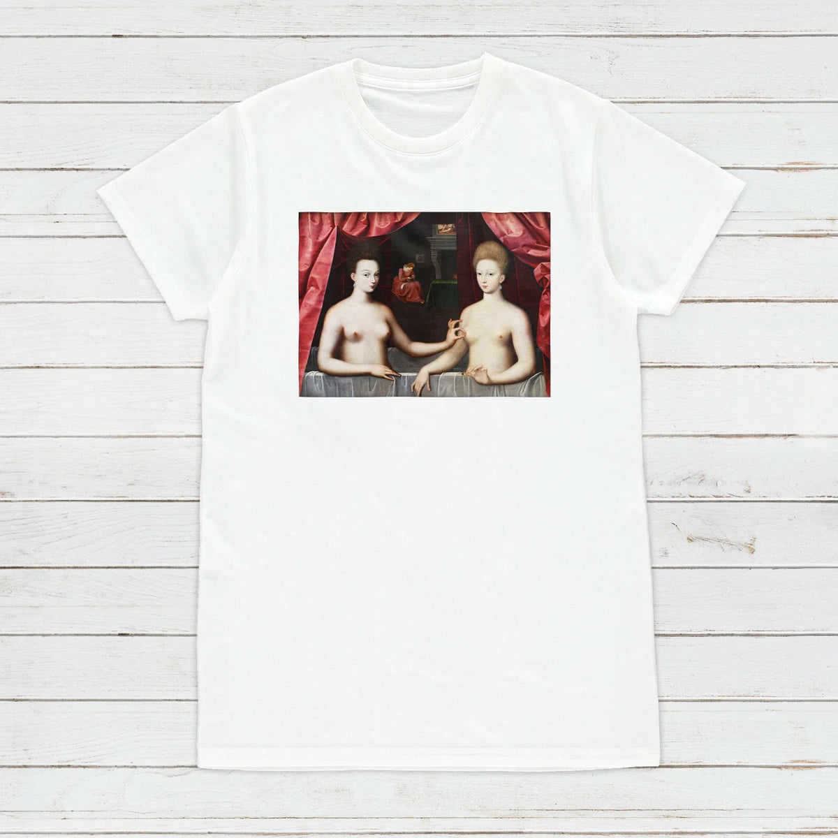 Nipple Pinch T Shirt Gabrielle d'Estrees Aesthetic LGBTQ Grunge Womens Mens Tee Unisex , , , Long Sleeve Tee