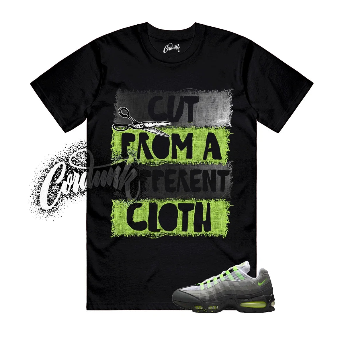 Air Max 95 Big Bubble Neon Black Yellow Cool Grey 2025 T Shirt Match CUT ALT Unisex , , , Long Sleeve Tee
