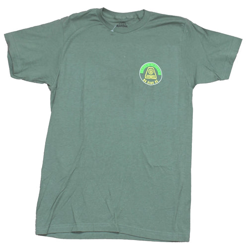 Avatar the Last Airbender Mens T-Shirt - Earth Kingdom Lapel Big Circle Logo