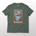The Raccoon Tarot Card Funny Aesthetic Animal Graphic Unisex , , , Long Sleeve Tee