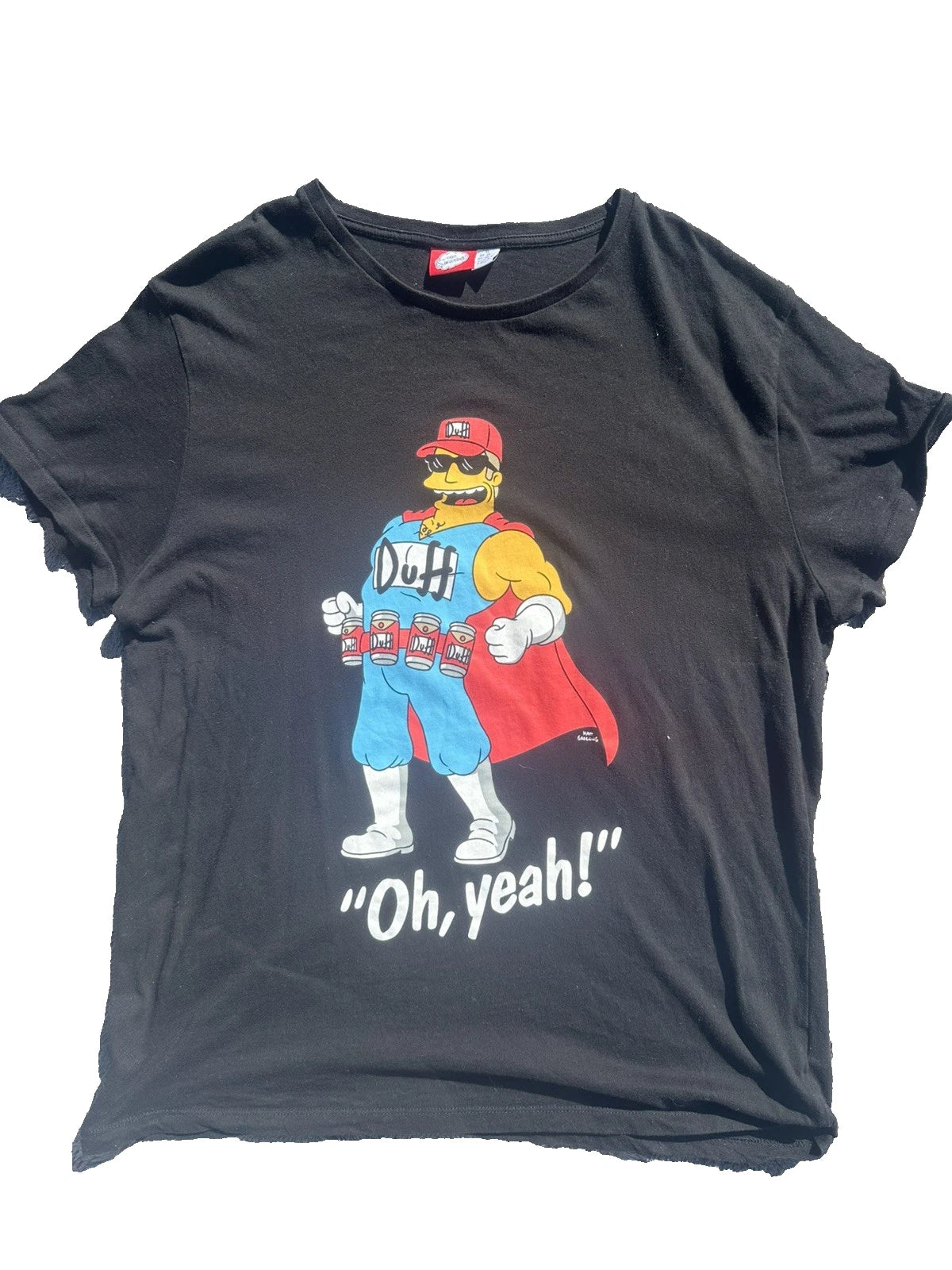 Official THE Simpsons T-Shirt Bundle Homer Simpson Duffman Beer 2 - Pack Y2K