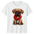 Puppy Dog Bandana Animals Puppies Mens Womens Tee Graphic Unisex Top Unisex , , , Long Sleeve Tee