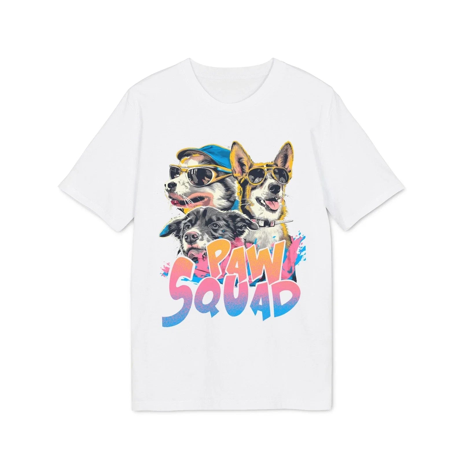 Paw Squad Dogs | Cute Retro Puppy Graphic Unisex , , , Long Sleeve Tee
