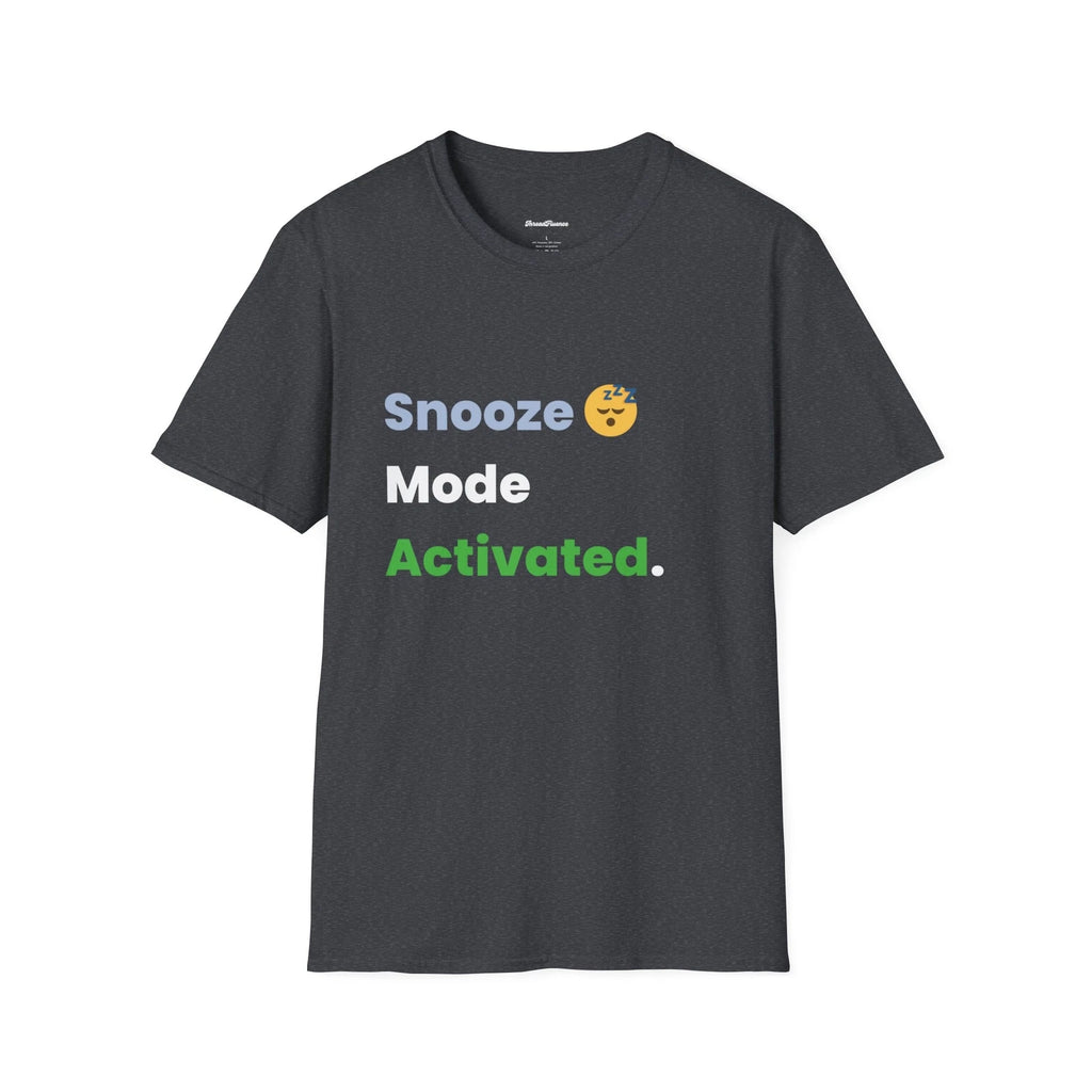 Snooze Mode Activated. T-Shirt, Funny Tee, Sarcastic Shirt, Graphic Tee
