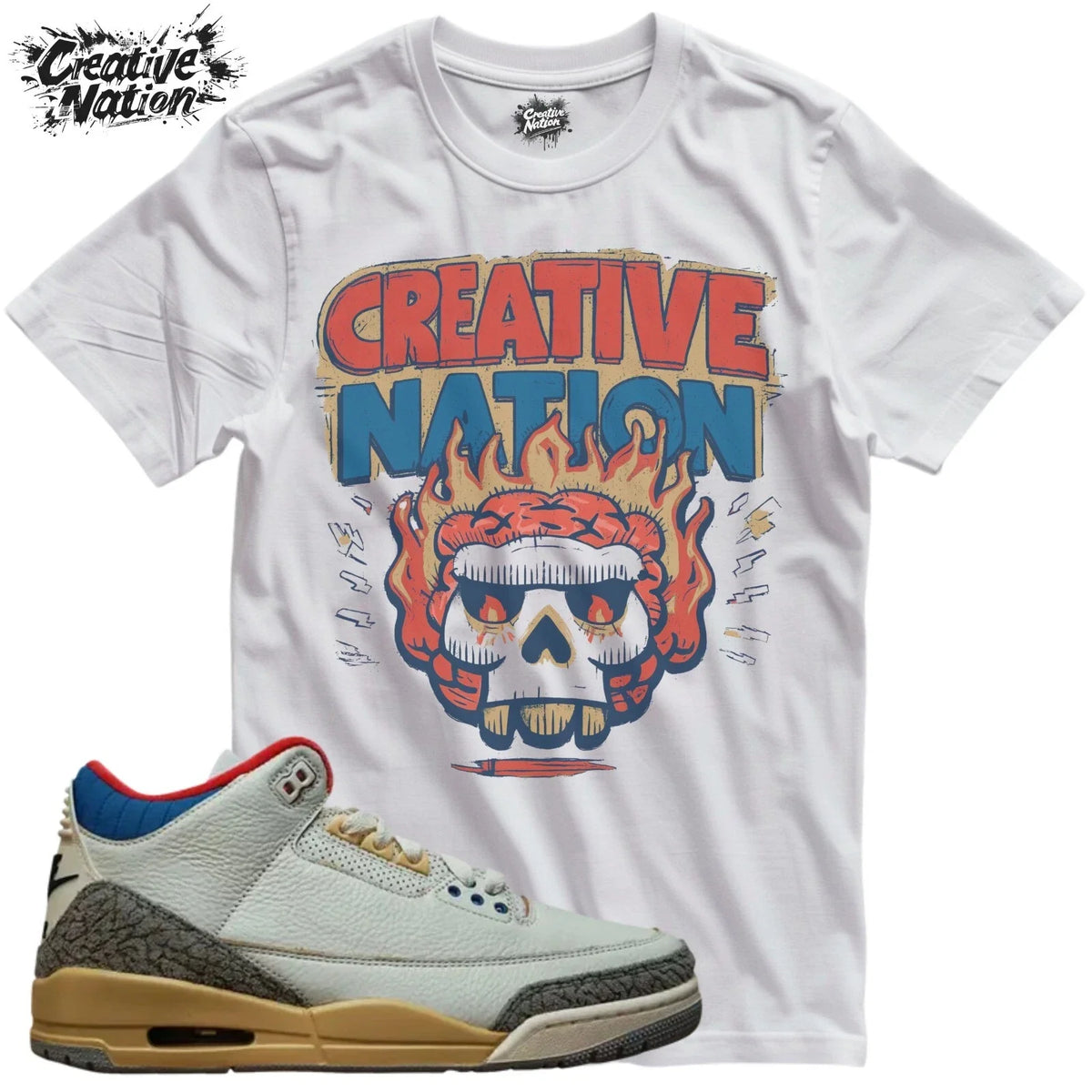 Shirt To Match 3 Seoul 2.0 Unisex Tee Sneaker Shirt Skull Shirt Unisex , , , Long Sleeve Tee