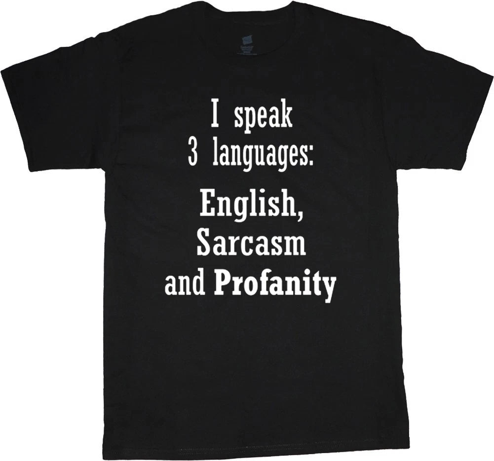 Men's Graphic Tees Funny Rude Offensive Sarcasm Sarcastic T-shirt Clothing