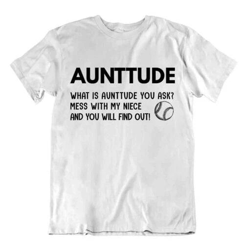 Softball Sport Gift Cool Cute Funny Play Aunttude Unisex , , , Long Sleeve Tee