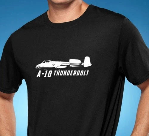 Republic A-10 Thunderbolt Classic Outline Design Tshirt NEW FREE SHIPPING Unisex , , , Long Sleeve Tee