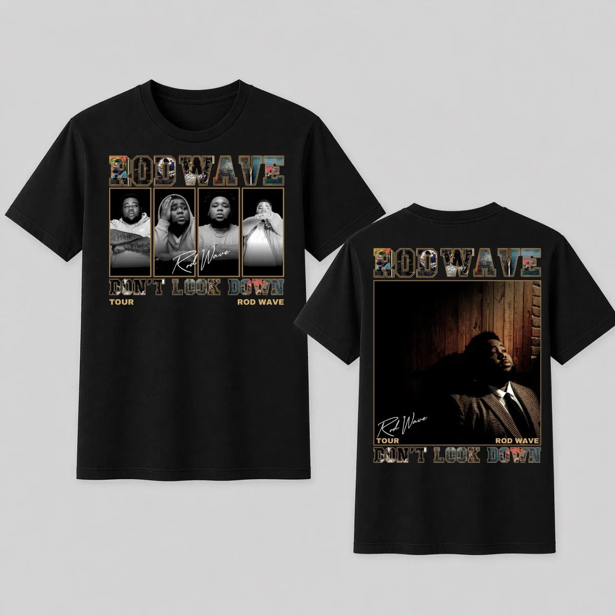 Rod Wave Down Tour Vintage Rap Hip Hop Tee Unisex T-shirt, Sweatshirt, Hoodie (1)