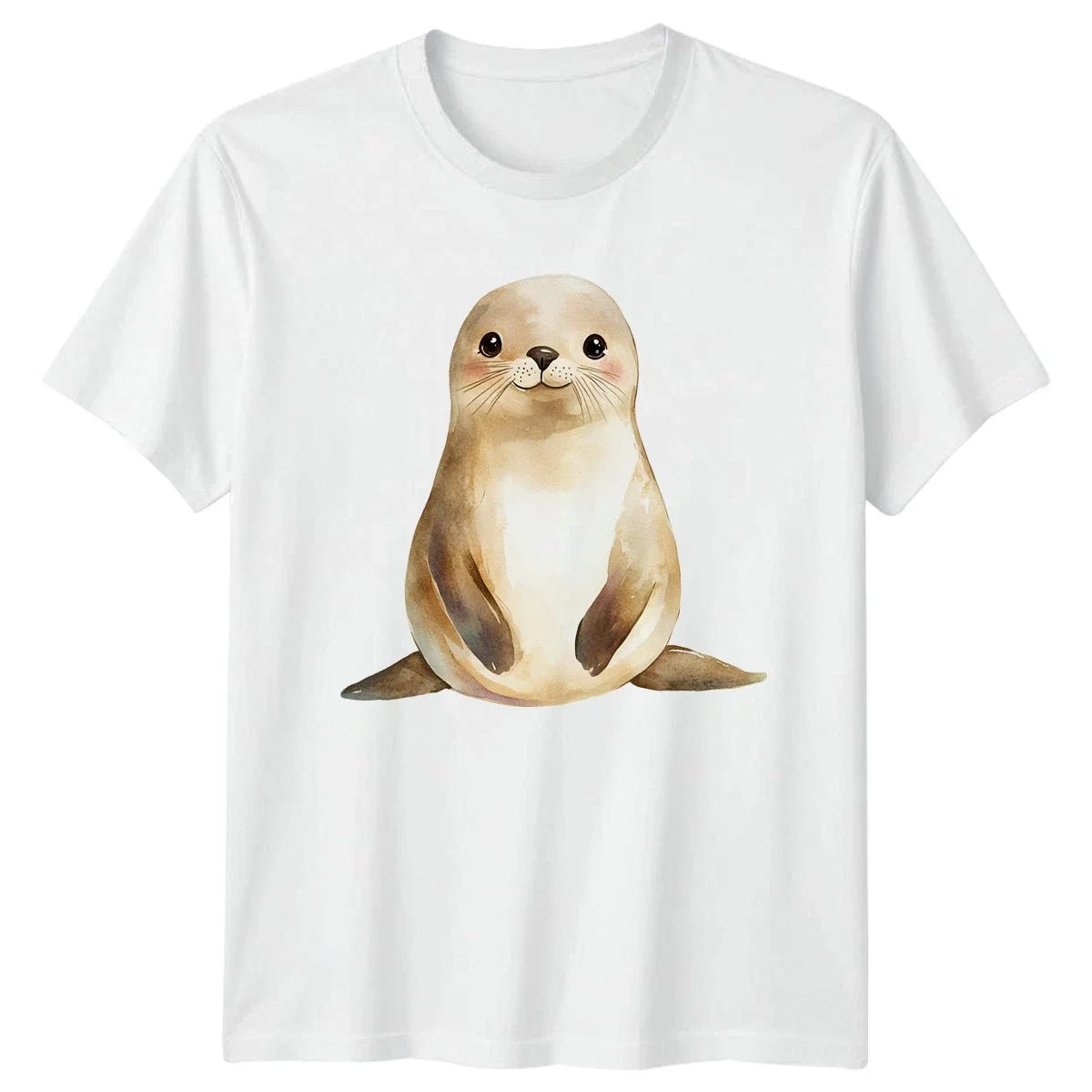 Cute Baby Seal Ocean Wildlife Gift For Him And Her Unisex , , , Long Sleeve Tee