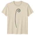 Abstract Spiral Geometric Wave Curve Minimalist Design Abstract Art Unisex , , , Long Sleeve Tee