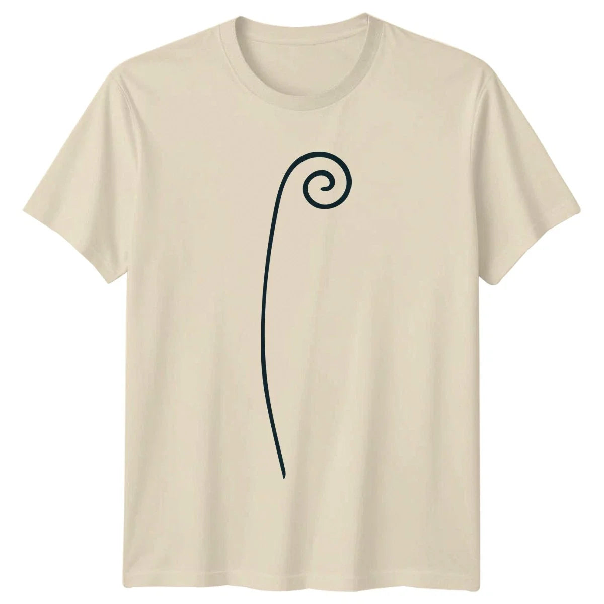 Abstract Spiral Geometric Wave Curve Minimalist Design Abstract Art Unisex , , , Long Sleeve Tee