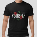 Love Yourself Rose Graphic Tee Vintage Floral Aesthetic Shirt Positive Quote Top Unisex , , , Long Sleeve Tee