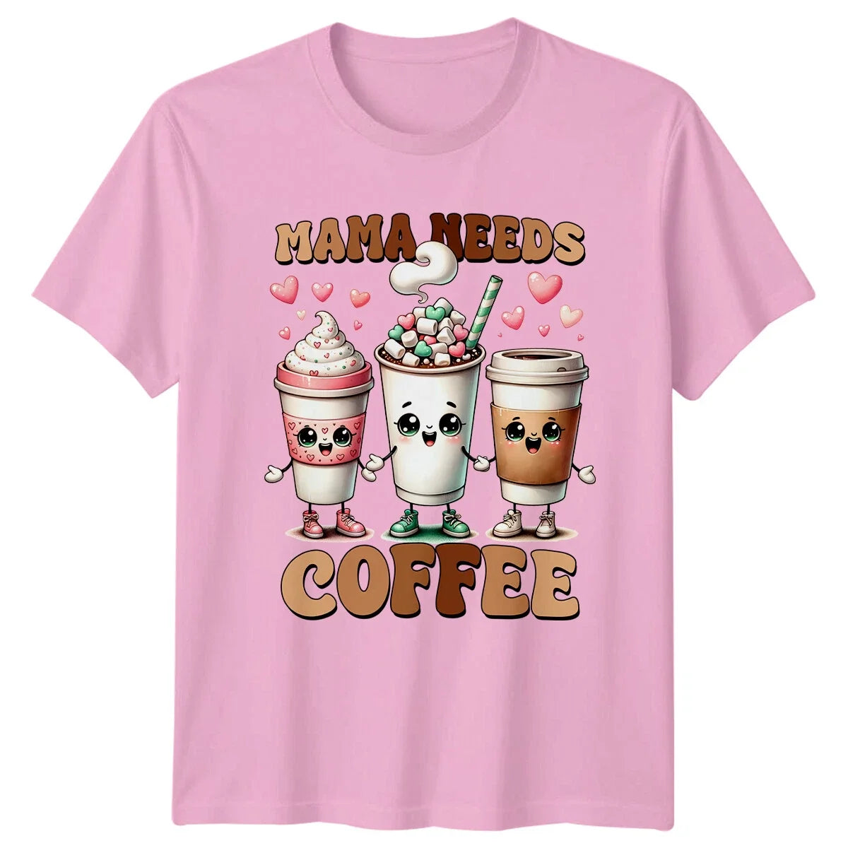 Mama Needs Coffee Cute Coffee Lover Mom Gift Tee Unisex , , , Long Sleeve Tee