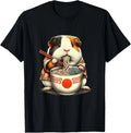 Guinea Pig Ramen Kawaii Neko Japanese Noodles Aesthetic T-Shirt