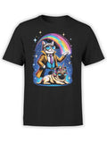 FANTUCCI Unisex | Cat And Pug | 100% Cotton Unisex , , , Long Sleeve Tee