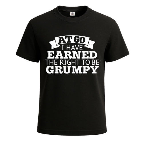 60Th Birthday T 60 Year Old Grumpy Funny Novelty Party Mens T-Shirt Gift Tee Top