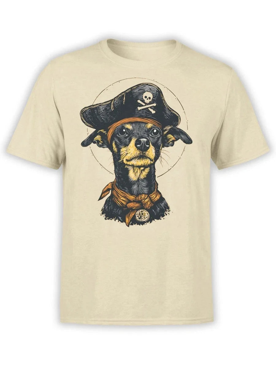 FANTUCCI Captain Barkbeard | Funny Pirate Dog Tee | Unisex Unisex , , , Long Sleeve Tee