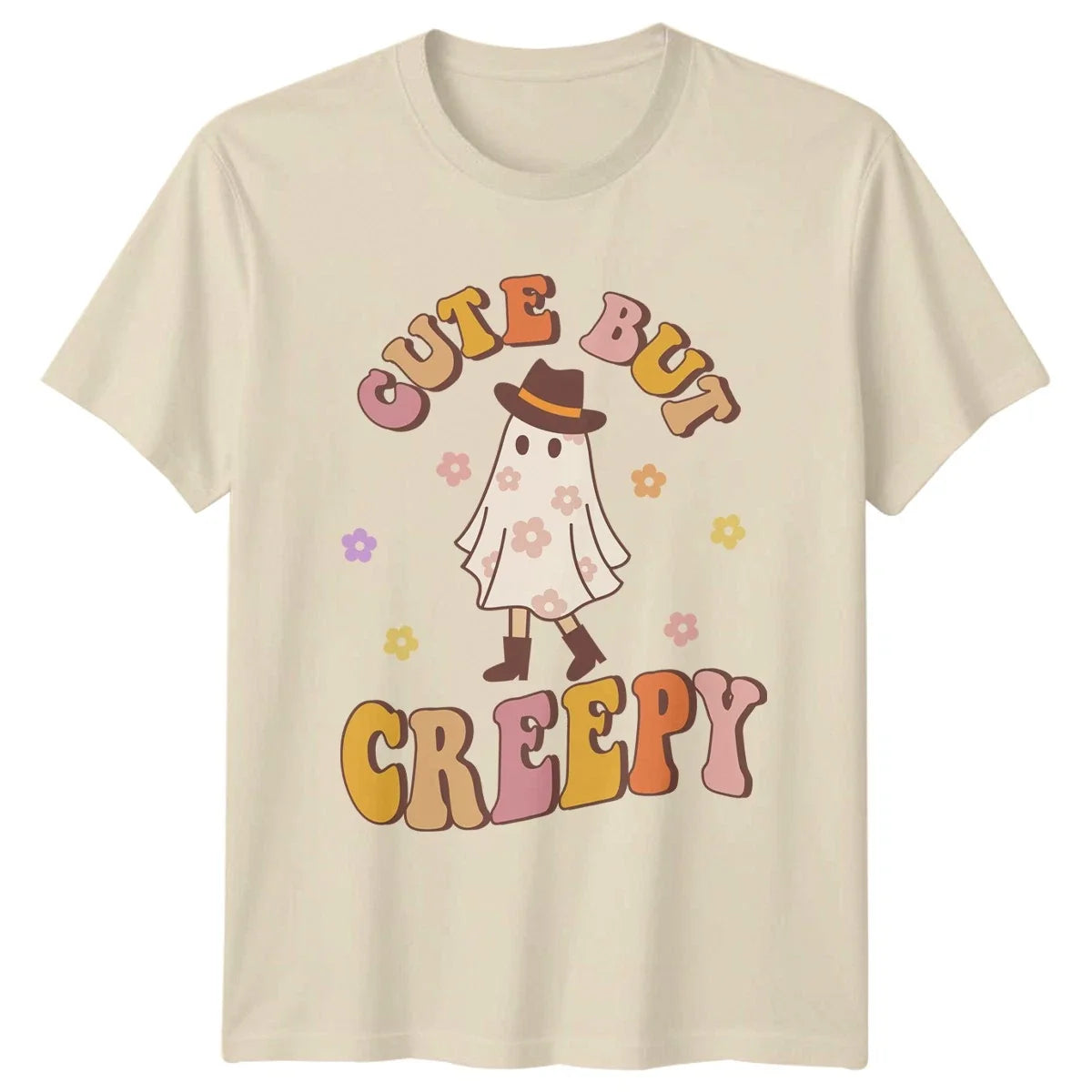 Cute But Creepy Womens Retro Western Halloween Gift For Her Unisex , , , Long Sleeve Tee