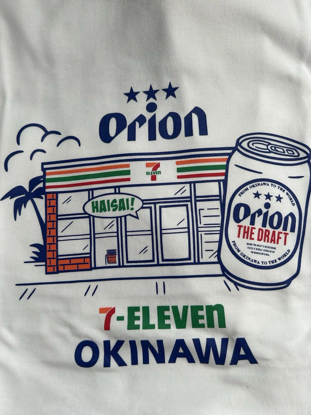 Orion Beer Okinawa 7-Eleven Limited T-Shirt White XL Japan Exclusive NEW