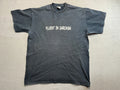 fluent in sarcasm black shirt mens size L fruit of the loom