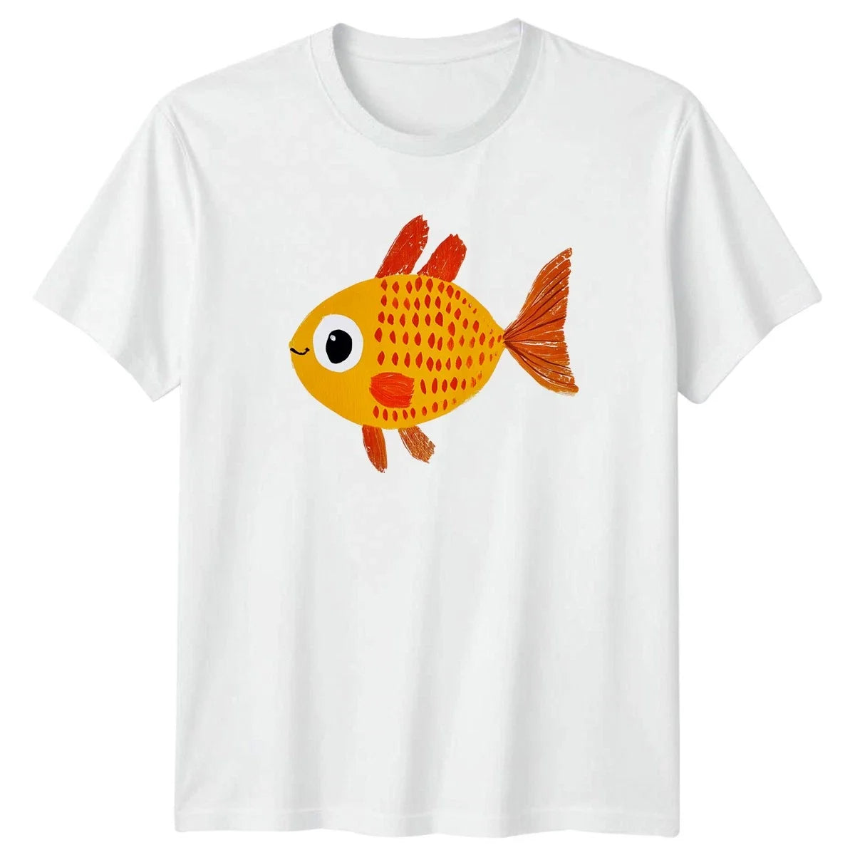 Cute Goldfish Ocean Life Kids Birthday Gift For Him And Her Unisex , , , Long Sleeve Tee