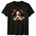 Cute Aussie Dog , Adorable Australian Shepherd Puppy Tee Unisex , , , Long Sleeve Tee