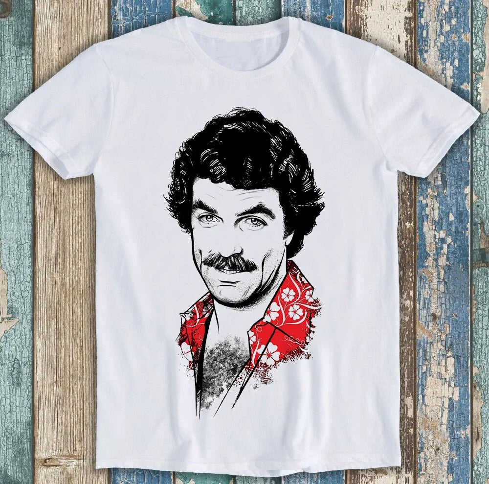 Magnum T Shirt 666 Tom Selleck Higgins Island Hoppers Hawaii 80s Cool Gift Tee Unisex , , , Long Sleeve Tee