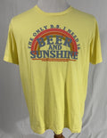 THE ONLY B.S. I NEED IS BEER & SUNSHINE Yellow Adult T-shirt